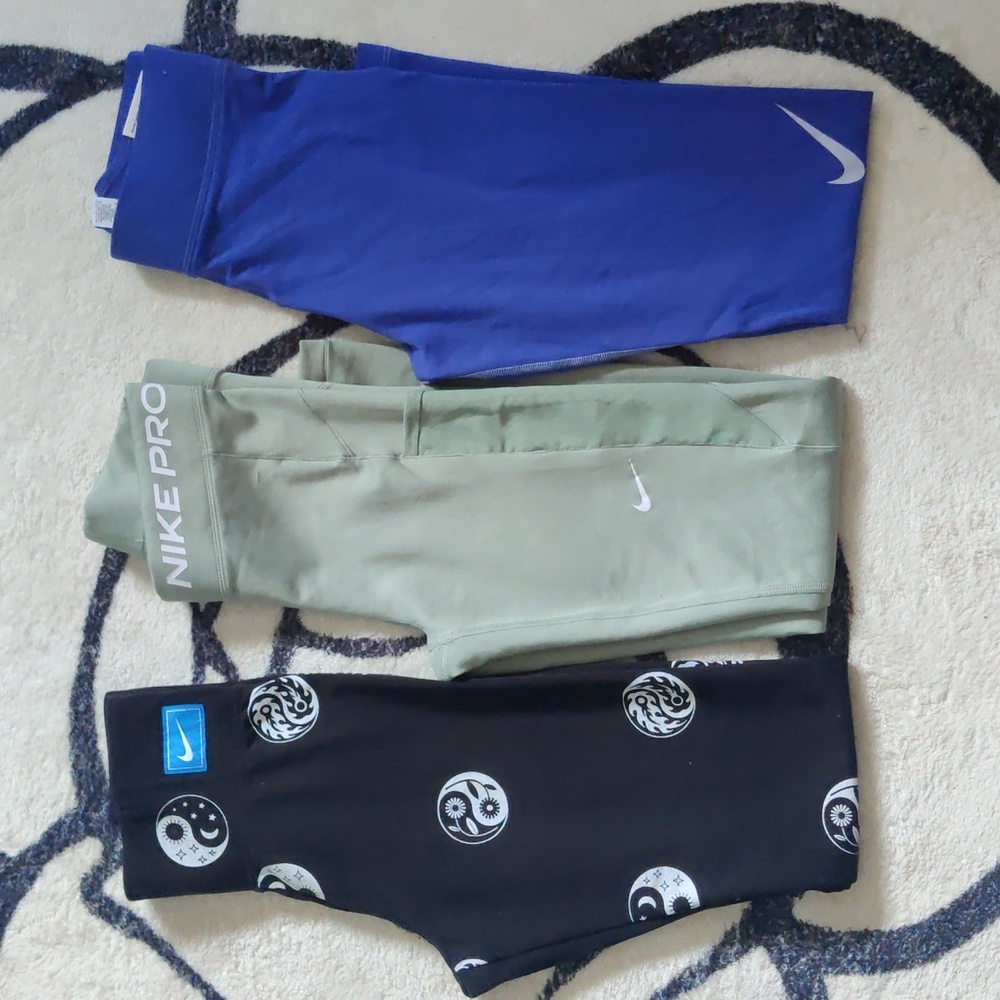 Big girls Nike Bundle of 3 leggings - Picture 1 of 4